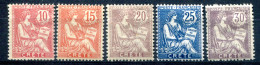 Crète      N°  6/10 * - Unused Stamps