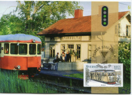 SUEDE CARTE MAXIMUM DU N°2494 AUTORAIL AVEC OBL STOCKHOLM 2006-01-26 - Cartes-maximum (CM)