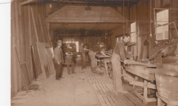 Oakland California, Glass Factory Interior View, Men Working C1900s/10s Vintage Real Photo Postcard - Oakland