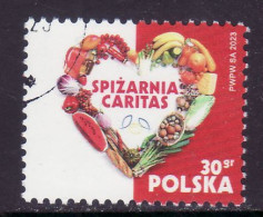 POLAND 2023 Caritas Pantry USED - Oblitérés