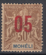 Moheli 1912 Yvert#19 Mint Hinged - Unused Stamps