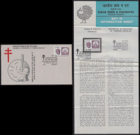 India 1982 Centenary Of Robert Kochs Discovery Of Tubercle Bacillus TB Bombay Cancelled FDC+ Brochure(*) Inde Indien - Storia Postale