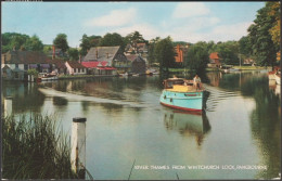 River Thames From Whitchurch Lock, Pangbourne, Berkshire, 1968 - Salmon Postcard - Sonstige & Ohne Zuordnung