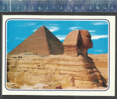 GIZA - THE GREAT SPHINX AND KEOPS PYRAMIDS - ATTALIA CARDS - Piramiden