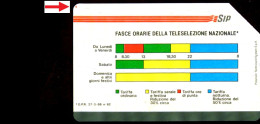 G 20 C&C 1117 SCHEDA USATA FASCE ORARIE 30.06.90 10 TEP VARIANTE VERNICE ROSSA - [3] Erreurs & Variétées