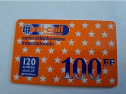 FRANCE/FRANKRIJK  / 100F / UNI- CALL      / PREPAID  USED    ** 14684** - Mobicartes (GSM/SIM)