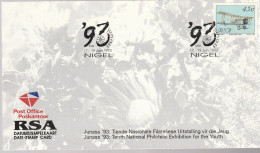 Zuid Afrika 1993, Date Stamp Card, Junass '93, 10th National Philatelic Exhibition For The Youth - Lettres & Documents