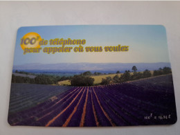 FRANCE/FRANKRIJK  / 100 F / LAVENDAL LANDS        / PREPAID  USED    ** 14695** - Mobicartes (GSM/SIM)