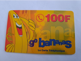 FRANCE/FRANKRIJK  / 100 FR /  GO BANANAS     / PREPAID  USED    ** 14708** - Per Cellulari (telefonini/schede SIM)