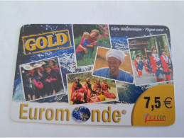 FRANCE/FRANKRIJK  / €7,5 / EUROMONDE/ GOLD/ ARSACOM      / PREPAID  USED    ** 14711** - Mobicartes (GSM/SIM)