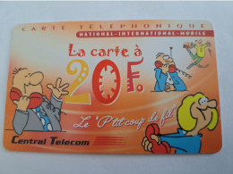 FRANCE/FRANKRIJK  / 20 FR ,-/ PEOPLE ON PHONE     / PREPAID  USED         ** 14737** - Per Cellulari (telefonini/schede SIM)