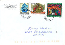 Poland Cover Sent To Denmark Jaroszowiec 27-6-2001 Topic Stamps - Briefe U. Dokumente