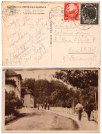 ROMANIA : 1952 - STABILIZAREA MONETARA / MONETARY STABILIZATION - POSTCARD MAILED With OVERPRINTED STAMPS - RRR (am158) - Cartas & Documentos