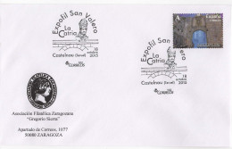 SPAIN. POSTMARK. SAN VALERO. LA CATRIA. CASTELNOU (TERUEL). 2015 - Altri & Non Classificati