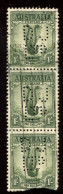 Pays :  46 (Australie : Confédération)      Yvert Et Tellier N° :  118 (B) (o) Ensemble De 3 - Perforés