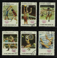 CUBA 1976 SCOTT 2060-2064,2066 CANCELLED 1.45 - Gebraucht