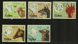 CUBA 1975 SCOTT 2016-2019,2021  CANCELLED 1.20 - Gebraucht