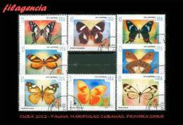 USADOS. CUBA. 2012-12 MARIPOSAS CUBANAS. PRIMERA SERIE - Used Stamps
