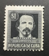 Cuba 1917, 1 Peso, Noir, Yv 183, NSG - Ongebruikt