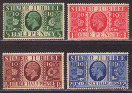 Great Britain 1935 George V - Silver Jubilee - MNH**,MLH* - Neufs