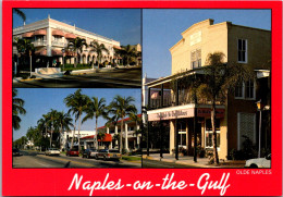 Florida Naples On The Gulf Multi View Third Street Shopping Area - Naples