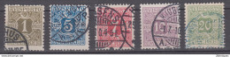 DENMARK 1907 - AVISPORTO Newspaper Stamps - Portomarken