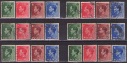 Great Britain 1936 - King Edward VIII 1xMNH**,5x Used - Unused Stamps