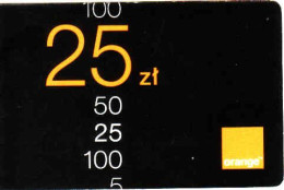 Poland, Orange Prepaid Phonecard 25 Zl, Exp. Date 31.12.2007, Used, - Poland