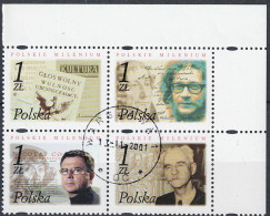 Polen Poland Pologne - Millennium (MiNr:4er Zdr 2932/3 +2936/7) 2001 - Gest Used Obl - Used Stamps