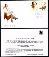 China 1988 FDC J145 120th Anni. Of The Birth Of Cai Yuanpei - 1980-1989