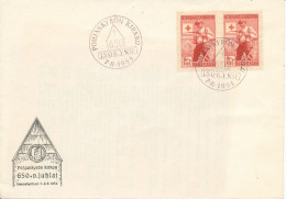 Finland Cover With Special Postmark Isokyrö 7-8-1954 On RED CROSS Stamps - Covers & Documents