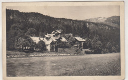 D3257) GOISERN - Unterjoch Mit Blockhaus Des Parksanatoriums - 1929 - Alte FOTO AK - Bad Goisern