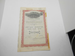 Part " Cie Belgo Congolaise D'alimentation Et De Commerce " Comali Anvers/Antwerpen 1927 Congo.N°016 018. - Africa