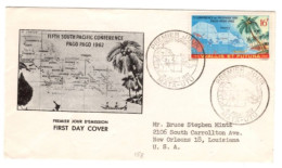 Wallis And Futuna - July 18, 1962 Cover To France - Lettres & Documents