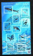Japan 2023 Sea Life Series No.7 Stamp Sheetlet MNH - Unused Stamps