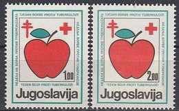 YUGOSLAVIA Postage Due 81-82,unused,red Cross - Timbres-taxe