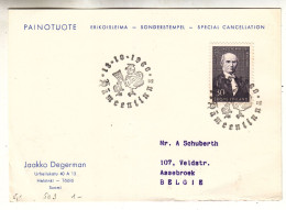 Finlande - Carte Postale De 1960 - Oblit Hämeeniinna - Exp Vers Assebroek - - Covers & Documents