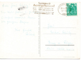 59303 - DDR - 1960 - 10Pfg Fuenfjahrplan EF A AnsKte LEIPZIG - SAMMELT ARZNEIPFLANZEN ... -> Binz - Piante Medicinali