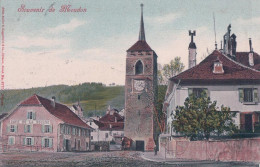 Souvenir De Moudon VD, Café De La Douane (2.1.1903) - Moudon