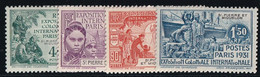 St Pierre Et Miquelon N°131/135 - Neuf * Avec Charnière  TB - Unused Stamps