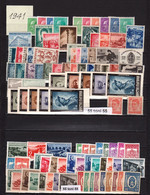 Comp.1941,1942,1943,1944. Yv. Nr.377/427- MNH +Exp-21/23+Ser.1/10+Col.1/25-MNH  Bulgaria / Bulgarie - Volledig Jaar