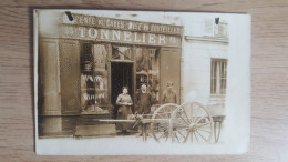 Carte Photo Paris 4 Ieme , Tonnelier , Maison Chevaudrey Thierry Succ , 33 Rue Des Francs Bourgeois - Other & Unclassified