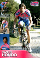 Carte Cyclisme Cycling Ciclismo サイクリング Format Cpm Equipe Cyclisme Pro Lampre - ISD 2011 Danilo Hondo Allemagne Sup.Etat - Radsport