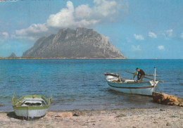 W6824 Olbia (Sassari) - Isola Di Tavolara - Panorama - Barche Boats Bateaux / Viaggiata 1964 - Olbia