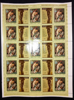 RUSSIA MNH (**)1977 The 400th Birth Anniversary Of Rubens."Water And Earth Alliance" Mi 4610 - Full Sheets