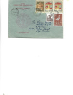 Romania - Letter Circulated In 1958 To Bicaz  From Calarasi - Centenary Of The Romanian Postage Stamp - Storia Postale