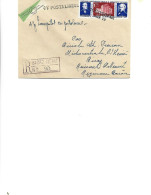 Romania - Registered Letter Circulated In 1958 To Bicaz  From Cucuietii - Centenary Of The Romanian Postage Stamp - Cartas & Documentos