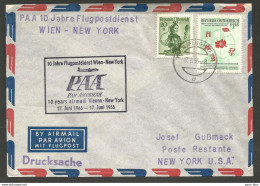 Aérophilatélie - Autriche - PAA Pan American - Wien-New York / Vienna-New York - Andere & Zonder Classificatie