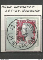 France - Oblitérations Gare Et Entrepôts - (Lot-et-Garonne) AGEN - Other & Unclassified