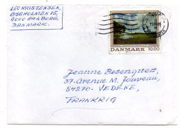 Danemark--1995-- AALBORG Pour VEDENE-84(France)-timbre  Tableau N°1047 Seul Sur Lettre - Brieven En Documenten